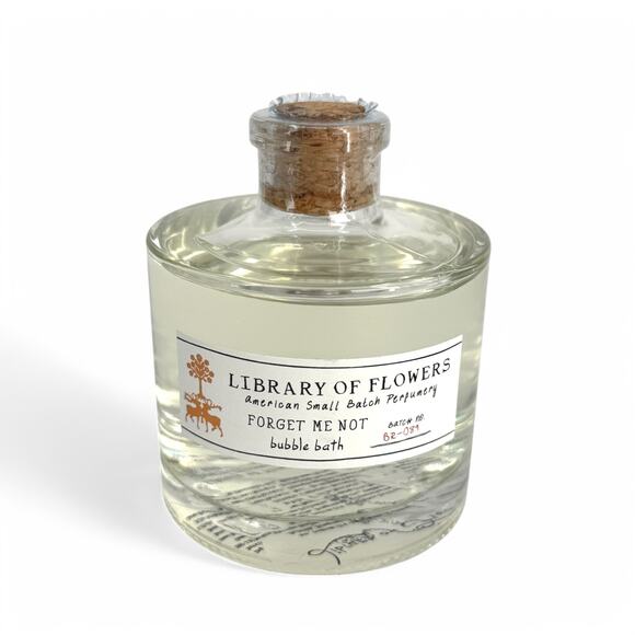 Library of Flowers Forget Me Not Bubble Bath Margot Elena 6.76 fl oz 200ml - Picture 1 of 3